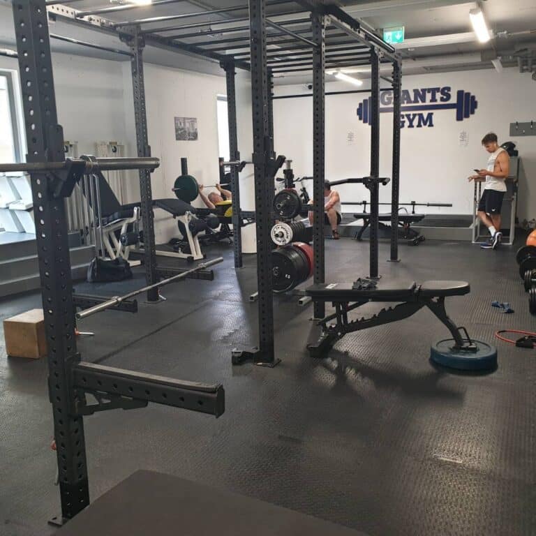 Gummimatten Fitnessstudio