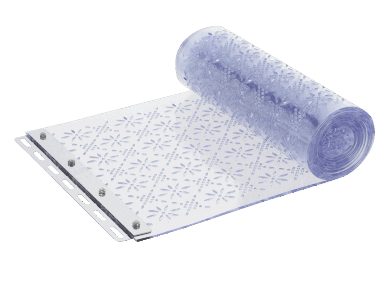 Fliegen-Streifenvorhang-Set PVC 2